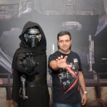 Darth Vader, do Star Wars, e Josef Prado, da agência La em Orlando