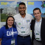 Eliane Rizzo e Flavio Louro, da E-HTL, com Juliano Braga, do M&E