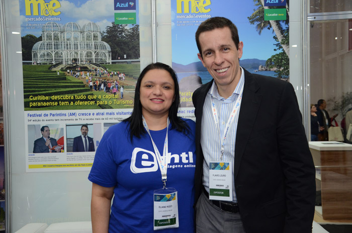 E-HTL prevê crescimento de 35% e capacita cerca de mil agentes até dezembro 1 Eliane Rizzo e Flavio Louro da E-HTL (Foto: Eric Ribeiro)