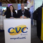 Elisa Gonzalez e Orlando Palhares, da CVC Corp