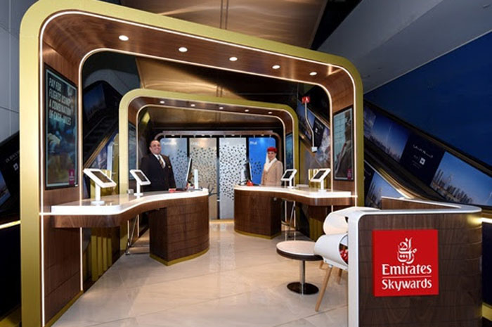 Emirates Skywards completa 20 anos com mais de 27 milhões de associados 1 Emirates Skywards Centre no Terminal 3 do Aeroporto Internacional de Dubai