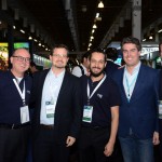 Fabio MAder, da CVC Corp, Renzo Rodrigues, da Gol, Luiz Viveiros, da CVC Corp, Juarez Cintra Neto, da Ancoradouro, e Luciano Guimarães, da Rexturadvance