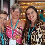 Fernanda Cassiaro, da Villa Turismo, Marilda Pinheiro, da Amarilys e Letícia Veltrone, da Esplanada Viagens