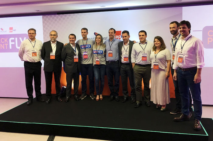 Flytour Gapnet celebra mais de R$ 1,5 bilhão em vendas até agosto 1 executivos do Grupo Flytour reunidos na abertura do Checkpointfly