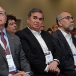 Francisco Leme, da Jet Stream Turismo; Ronaldo Waltrick, da Maiorca Turismo; Rui Alves, do Grupo Flytour