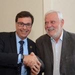 Gilson Machado Neto, presidente da Embratur, e João Carlos de Oliveira, da Setur-SP