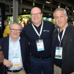Goiaci Guimarães, Gustavo Hahn, da Trend, e Sylvio Ferraz, da CVC Corp