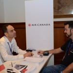 Hugo Silva, da Air Canada, e Chico Pimenta, da Intercultural