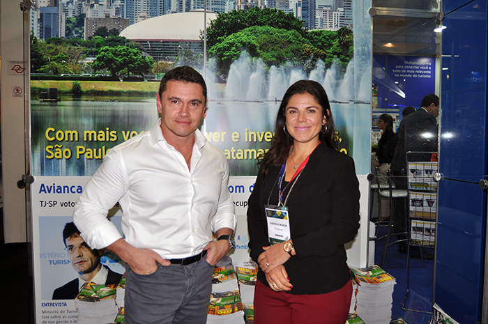 Igor Miranda e Gabriela Mundim, da Latam Brasil