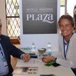 João Costa, do Hotels Andorra Plaza, e Mari Masgrau, do M&E