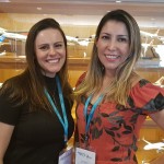 Lilian Castro, da Embarque Rapido.com e Nelly Lopes, da Típica Turismo Jundiaí