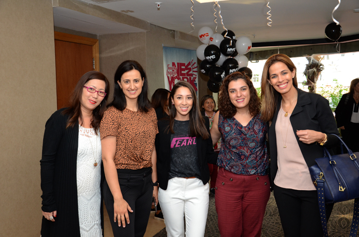 Linda Watanabe, da Personal Travel, Fabiana Grosse, da Fourbags Turismo, Thayana Almeida e Alessandra Peres, da 3 Travel Design, e Thaís Magalhães, da Embarque Rapido Linda Watanabe, da Personal Travel, Fabiana Grosse, da Fourbags Turismo, Thayana Almeida e Alessandra Peres, da 3 Travel Design, e Thaís Magalhães, da Embarque Rapido