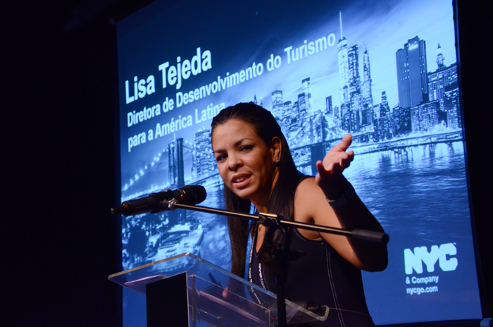 Lisa Tajeda, diretora de Desenvolvimento do Turismo para a América Latina Lisa Tajeda, diretora de Desenvolvimento do Turismo para a América Latina