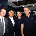 Luciano de Camargo, Estevão Neves e Regina Biondi, do Enotel, com Cristiano Placeres e e Cleito Armelin, da CVC Corp