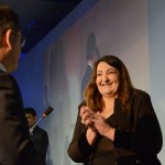 Magda Nassar, presidente da Abav Nacional, recebe Lummertz na abertura da Abav Expo 2019