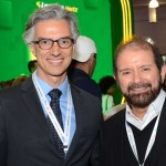 Marco Ferraz, da Clia Brasil, e Guilherme Paulus, da GJP