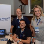 Marco Oliva, Rudi Carmello e Fernanda Dominicis, do Clubmed