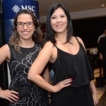 Mariana Macedo, da MSC, e Luciana Marçola, da Neo Turismo
