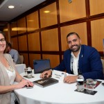 Melissa Rosa, da CVC Corp, e Diego Camacho, da Feel The Heart Of NYC Melissa Rosa, da CVC Corp, e Diego Camacho, da Feel The Heart Of NYC