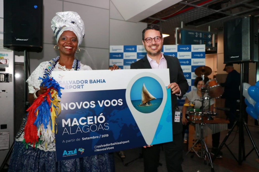 Azul inaugura voos ligando Salvador a Teixeira de Freitas e Maceió 1 Fausto Franco
