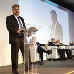 Roberto Nedelciu, presidente da Braztoa, na abertura oficial da Abav Expo 2019