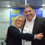Rosa Masgrau, do M&E, com Mustafá Dias, da secretária de Turismo do Recife