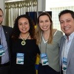 Ruy Ribeiro, da Costa Cruzeiros, Jacqueline Santos, da Logitravel, Catherine Silva e Vitor Correia, da Abreu