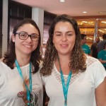 Sandra Carvalho, da Kaizen Viagens e Naiara Lima, da Belmar Viagens, as duas de São José dos Campos