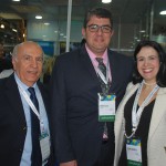 Sebastião Pereira, Marcos Lucas e Juliana Assumpção, da Aviesp