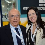 Sebastião Pereira e Juliana Assumpção, da Aviesp