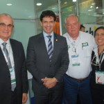 Tarcisio Gargioni, Marcelo Alvaro, Ministro do Turismo, Roy Taylor, do M&E, e Gisele Lima, da Promo