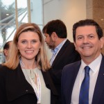 Tatiana Turra, presidente do Instituto Curitibano de Turismo, e Otávio Leite, secretário de Turismo do Rio de Janeiro
