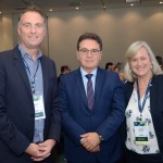 Tom Maes, da Lufthansa, Vinicius Lummertz, Secretário de Turismo do Estado de São Paulo e Annette Taeuber, da Lufthansa