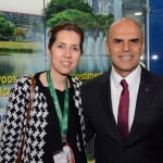 Valéria Fernandes e Nelson Oliveira, da Alitalia