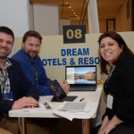 Wayne Neath e Chris Snyman, da Dream Hotels & Resorts, Melissa Esperidião, da MGM
