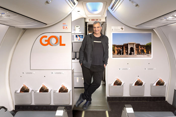 Gol Mostra Brasil leva a bordo obras contemporâneas da arquitetura brasileira 1 Leonardo Finotti, exposta em uma das aeronaves da 4º edição do GOL Mostra Brasil