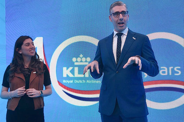 KLM comemora centenário com ação em São Paulo e sorteio de passagens 2 Seth van Straten, diretor Comercial da Air France-KLM para a América do Sul