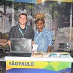 Albert Simoncini e Ana Carolina, do Ministério do Turismo Albert Simoncini e Ana Carolina, do Ministério do Turismo