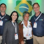 Alexander e Leo Balardjischvili, da C2Rio, com Denise Meyer, da Rouge, e Mari Masgrau, do M&E