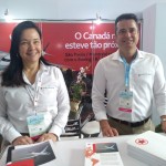 Ana Lucia Gomes e Gleyson Ranieri, da Air Canada Ana Lucia Gomes e Gleyson Ranieri, da Air Canada