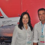 Ana Lúcia Gomes e Gleyson Ranieri, da Air Canadá