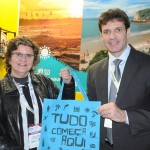 Ana Maria Costa, secretária de Turismo do RN, e Marcelo Álvaro, ministro do Turismo