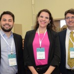 Anderson Palácio e Julianna Saraiva, da Setur-CE, com Carlos Gorresen, da Setur do Pará