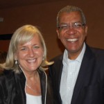 Annette Taueber, da Lufthansa e Reifer de Souza, da Alatur JTB