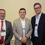 Bob Santos, do Mtur, Alexandre Pereira, da Setur Fortaleza e Murilo Pascoal, do Beach Park