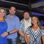 Bruna Granado e Rogério Fontana, da Fontana Turismo, de Cosmópolis-SP, com Edson e Tercila Agudo da TM Turismo de Presidente Prudente-SP