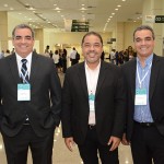 Bruno Mesquita, Claudio Junior e Breno Mesquita, da Brazil Travel Market (BTM)