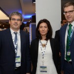 Carlos Bermejo, da European Commission, Sara Garcia, da União Europeia, e Antonio Pimentel, da Iberia