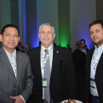 Carlos Salazar, da Inac, Melvin Cintron, da Icao, e Roger Martinez, da Inac Carlos Salazar, da Inac, Melvin Cintron, da Icao, e Roger Martinez, da Inac