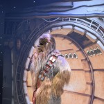 Chewbacca foi o grande destaque do evento e gerou fila para fotos Chewbacca foi o grande destaque do evento e gerou fila para fotos
